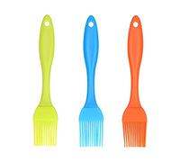 FLEXMAN Lot de 3 Pinceaux à Pâtisserie Multi Usages en Silicone pour Barbecue, Brosse de Cuisson pour la Cuisson, le Barbecue, le Grill, L'Huile, la Sauce au Beurre
