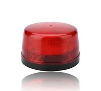 FLEXMAN phare d’avertissement clignotant avec Bases, DC 12 V LED Lampe d'Alarme Clignotante Rouge Lampe, Feux D'avertissement Stroboscopiques Clignotant en Continu et Rapidement