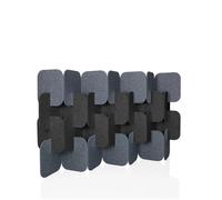 FLEXMIUT PLUG | Ensemble de 4 pièces (H × L × P) 114 × 174 × 25 cm - Cloison de séparation Gris/Gris Foncé