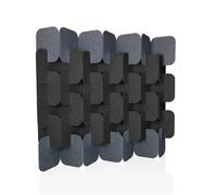 FLEXMIUT PLUG | Ensemble de 6 pièces (H × l × P) 164 × 174 × 25 cm - Cloison de séparation Gris/Gris Foncé