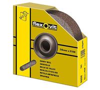 Flexovit 63642512994 Rouleau de tissu flexible en oxyde d'aluminium dans boîte distributrice KF271 120 grains 38 mm H x 25 m L