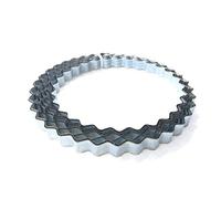 Flexparts Bande ondulée galvanisée 5 m x 18 mm Hauteur 18 mm Protection optimale contre les fissures pour poutres, planches et troncs extrêmement durable