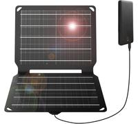 FlexSolar Chargeurs solaires portables 10 W 5 V USB ETFE panneaux pliables | IP67 étanche Camping Randonnée Randonnée pour téléphones, ventilateurs, lampes de poche, montres, petites