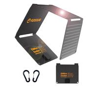 FlexSolar Panneau solaire pliable 30 W QC3.0 18 W USB-A USB-C Sortie | IP67 Étanche Charge rapide pour téléphones portables, tablettes, Powerbank, appareil photo, lampe de poche,camping,randonnée