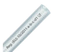 FLEXTUBE TX Ø 19mm x 3mm (3/4"), 15m de long, Qualité alimentaire, tuyau en PVC pour air comprimé, résistant à l'air, à l'eau, aux huiles conditionnelles et aux produits chimiques