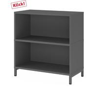 FlexWall | 2 HC | Corps avec bâti de socle - Graphite