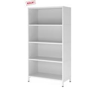 FlexWall | 4 HC | 4 x corps avec bâti de socle Blanc