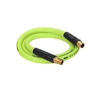 Flexzilla pivotant Whip Tuyau d'air, 1/2 in. X 0,6 m. (3/8 en. Mnpt pivotant X 3/8 en. Mnpt Extrémités), très résistant, léger, hybride Zillagreen - Hfz1202yw3s, HFZ1206YW4S