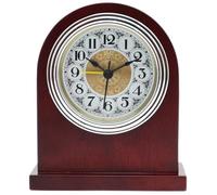 FLFLF Horloge de cheminée en laiton avec carillon Westminster, mouvement de balayage silencieux à piles - Horloge de cheminée vintage pour décoration d'intérieur patrimoniale et ambiance de bureau