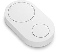 Flic Duo | Contrôleur de maison intelligente | Fonctionne avec Matter, Alexa, SmartThings, Sonos, Homey via n'importe quel hub Flic (blanc)