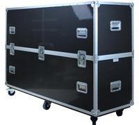 Flight case pour deux écrans TV 40"-55"