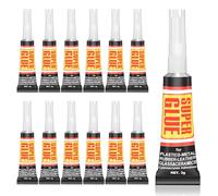 Flintronic 12pcs Super Glue,Glue Liquide, Power glues liquide control | Colle forte gel pour réparations précises, Colles liquides tous matériaux, Colles transparente à séchage rapide（3g)