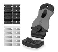 Flintronic 1PC Grattoir Plaque Vitrocéramique avec 20 Lames Métal/Plastique