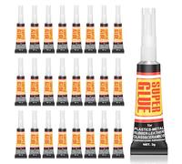 Flintronic 24pcs Super Glue,Glue Liquide, Power glues liquide control | Colle forte gel pour réparations précises, Colles liquides tous matériaux, Colles transparente à séchage rapide（3g)