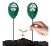 flintronic 2PCS Humidimètre de Sol Hydromètre, Capteur Humidité Sol Hygrometre Plante, Soil Moisture Meter Soil Tester Jardinage Testeur de Sol Mètre d'humidité (Pas Besoin de Batterie)