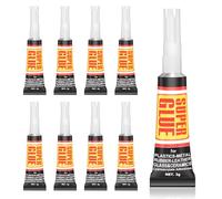 Flintronic 8pcs Super Glue,Glue Liquide,Colle forte gel, Power glues liquide control, Colle forte pour réparations précises, Colles liquides tous matériaux, Colles transparente à séchage rapide（3g)
