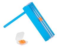 Flintronic A4/A5 Massicot, Règle Titane Massicot Guillotine Coupe Papier avec Sécurité Système, Portable Rogneuse Papier pour Papier Craft, Coupons, Étiquettes et Cartes