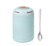 flintronic Boîtes Alimentaires isothermes, 500 ml Récipient Alimentaire Isotherme Acier Inoxydable Isolation, sans BPA Adapté Aux Adultes, Enfants, Bébé, avec 1 Pinceau 1 Cuillère 1 Porte-gobelet