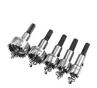 Flintronic Coffret Scie Cloche, 5PCS Scie Trépan en HSS Cobalt | Ø16/18,5/20/25/30mm Scie Cloche en Acier Haute Vitesse Alliage, Acier, Acier Inoxydable, Approprié au Bois, Plastique, Métal