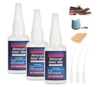 Flintronic Colle Instantanée extra forte, Colle à Base D'huile, Colle Universelle Puissante, Colle à séchage rapide, Colle à L'huile Haute Résistance pour plastique, cuir, métal, bois, céramique(50g)