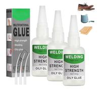 Flintronic Colle Instantanée extra forte, Colle à Base D'huile, Universelle Puissante, Séchage Rapide, Résistante à l'Huile pour Plastique, Cuir, Métal, Bois, Céramique (50g)