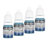 flintronic Frein Filet, Thread Lock, 4 * 5ml Adhésif de Moyenne | Pour Écrous, Boulons, Fixations Métalliques, Fixations Métalliques, Empêche Le Desserrage, Anti-Corrosion, 20ml