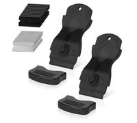 Flintronic Grattoir, 2PCS Grattoir Plaque Vitrocéramique avec 10 Lames Métallique et 10 Lames en Plastique, Grattoir Rasoir Nettoyage Polyvalent pour Élimination de L'adhésif, Peinture, Décalcomanies
