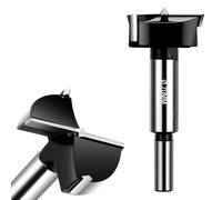 Flintronic Mèche Forstner, 70mm Foret Forstner pour bois, Mèches Forestières avec Tige Ronde, Foret à Bois en Alliage de Qualité Supérieure, pour Le Bois Dur, Le Plastique, Le Contreplaqué