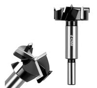 Flintronic Mèche Forstner pour bois, 42mm Foret Forstner pour bois | Foret Forstner à Triple Goujure, Mèches Forestières, Mèche Forstner avec Tige Ronde, pour le Perçage Dans, Bois, Contreplaqué