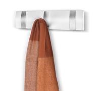 flintronic Patère Murale de 3 Crochets Rétractables, Mural Pliable en Métal | Aluminium Porte Manteau Mural Patères Pour Suspendre Manteaux écharpes, Sacs à Main et Autres, Pour Cuisine, Salle