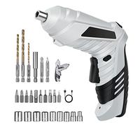 Flintronic Perceuse Visseuse Sans Fil 3.6Nm, Visseuse Devisseuse 1300mAh 3.6V + 26 Accessoires, 2 Sens Rotation + Lampe LED, Câble Charge USB, Idéal pour Artisans, Installation de Meubles et Jouets