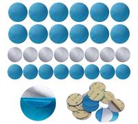 Flintronic Plaques Métalliques Autocollantes, Lot de 50, 30mm*25+20mm*25, Plaque Métalliques Autocollantes Polyvalentes pour Figurine Fixe, Téléphone de Voiture, Décoration d'intérieur,Aimant de Frigo