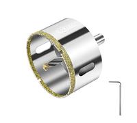 Flintronic Scie Cloche 68 mm, avec Foret Guidage Central, avec Revêtement de Surface en Diamant pour Coupe de Verre, Carrelage, Céramique, Marbre, Calcaire