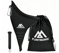flintronic Urinoir Féminin, Urinoir Réutilisable à Entonnoir en Silicone, Pipi Debout Portable pour Femme, avec Tube d'extension et Mousqueton, Pisse Debout Femme pour Enceintes, Personnes âgée