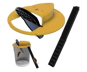Flip N Slide Bucket Lid Mouse Rat Trap Multi Catch, avec Couvercle de Seau à Souris Compatible, piège à Rat Souris,