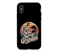 Flip Sear Serve Grandpa BBQ Coque pour iPhone X/XS