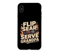 Flip Sear Serve Grandpa BBQ Coque pour iPhone XS Max