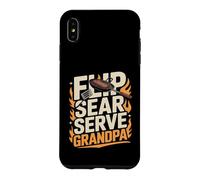 Flip Sear Serve Grandpa BBQ Coque pour iPhone XS Max