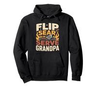 Flip Sear Serve Grandpa BBQ Sweat à Capuche