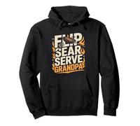 Flip Sear Serve Grandpa BBQ Sweat à Capuche