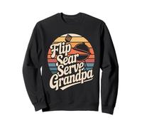 Flip Sear Serve Grandpa BBQ Sweatshirt