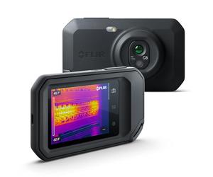 Flir C8 Caméra Thermique Compacte, 320x240 MSX, Cloud Ignite | 76 800 pixels, champ 35°, MSX, cloud Ignite, bâtiment/électrique/CVC, dragonne, USB, pochette
