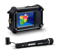 FLIR Cx5 Caméra thermique pour zones dangereuses avec Wi-Fi: imageur infrarouge haute résolution + FLIR MR40 stylo d'humidité et lampe de poche, ensemble humidimètre portable de poche à échelle unique