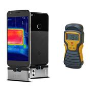 FLIR One Gen 3 - Android (USB-C) - Thermal Camera for Smart Phones & Brennenstuhl Détecteur d'humidité MD à Pile (arrêt Automatique après 3min d'utilisation) Gris sans Batterie