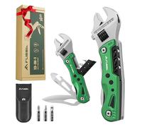 FLISSA Clé Multioutils, Outil Multifonction 13 en 1 avec Sac | Multitool Couteau pour Extérieur, Camping, Randonnée, Réparation