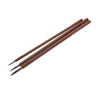 Fliyeong Lot de 3 pinceaux de calligraphie en poils de rat pour aquarelle L/M/S