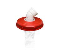 fllyingu Couvercle IBC avec Filtre en Nylon, 163mm/245mm Filtre Cuve IBC Couvercle, Couvercle IBC avec Évent pour Réservoir d'Pluie IBC