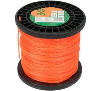 FLO 89484-Tondeuse a gazon ligne 2,4 mm x 90 m/Carré/rotation Mute