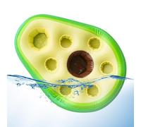 Floating Drink Holder | Large Inflatable Avocado Beverage Hot Tub Tray | L | Lake Floating Drink Holder For Weekend Trip Indoor Home River Beach Party Birthday Floating Cup Holder Avocado Large Inflatab