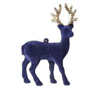Flocage d'image de renne,Figurine décorative de cerf - Pièce de Noël Renne pour étagère de bureau Manteau de cheminée Table Ornement de vacances d'hiver